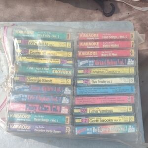 Karaoke Cassette Tape Collection - Multicolor